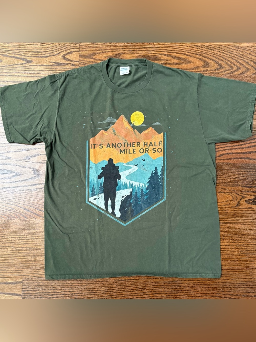 Men’s T-Shirt ~ XL ~ “It’s Another Half Mile Or So” ~ NWOT